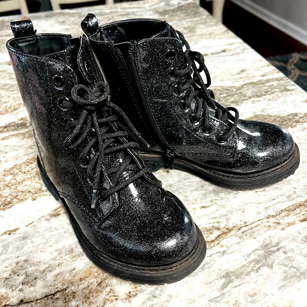 Kids Lace Up Combat Boots